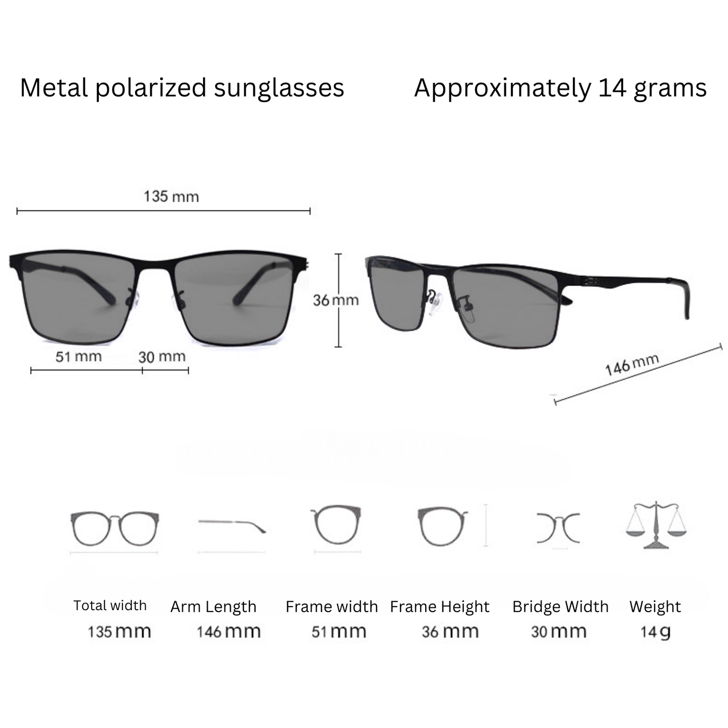 UV400 Photochromic Polarized Sunglasses Versatile Eyewear for Any Lights 902 Sun