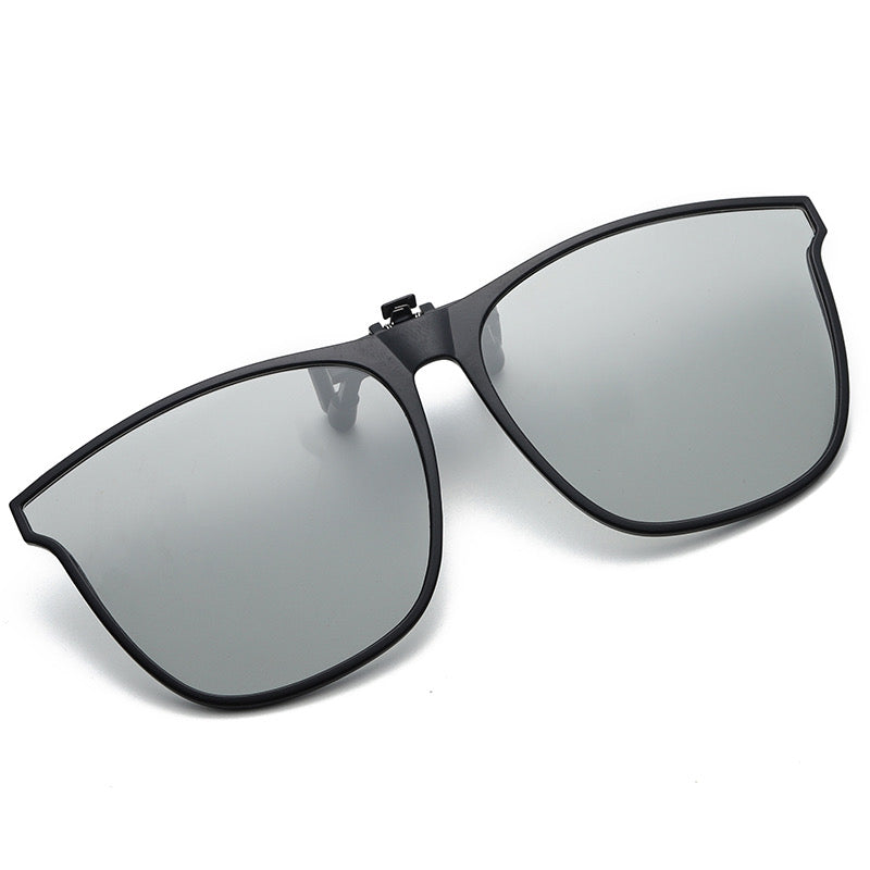 UV400 Photochromic Clip-On Polarised Sunglasses